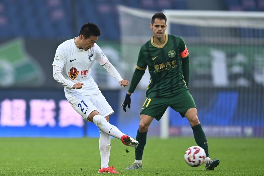 中超-弗兰克破门卡兰加进球 大连英博1-1浙江队