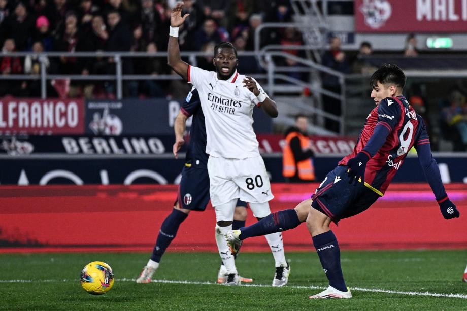 莱奥破门难救主 AC米兰1-2博洛尼亚两连败跌至第8