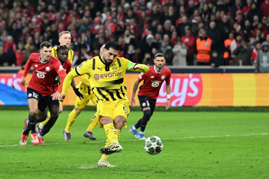 埃姆雷-詹点射拜尔建功 多特淘汰里尔将战巴萨