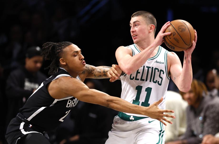 波尔津吉斯24分塔图姆20+8+8 绿军客场险胜篮网