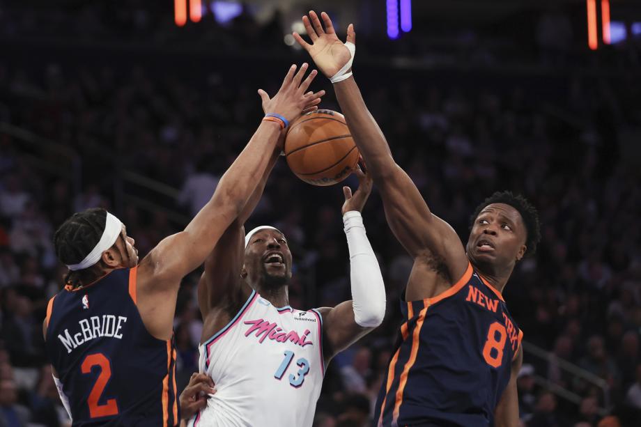 唐斯23+7布里奇斯28分 尼克斯大胜送热火八连败