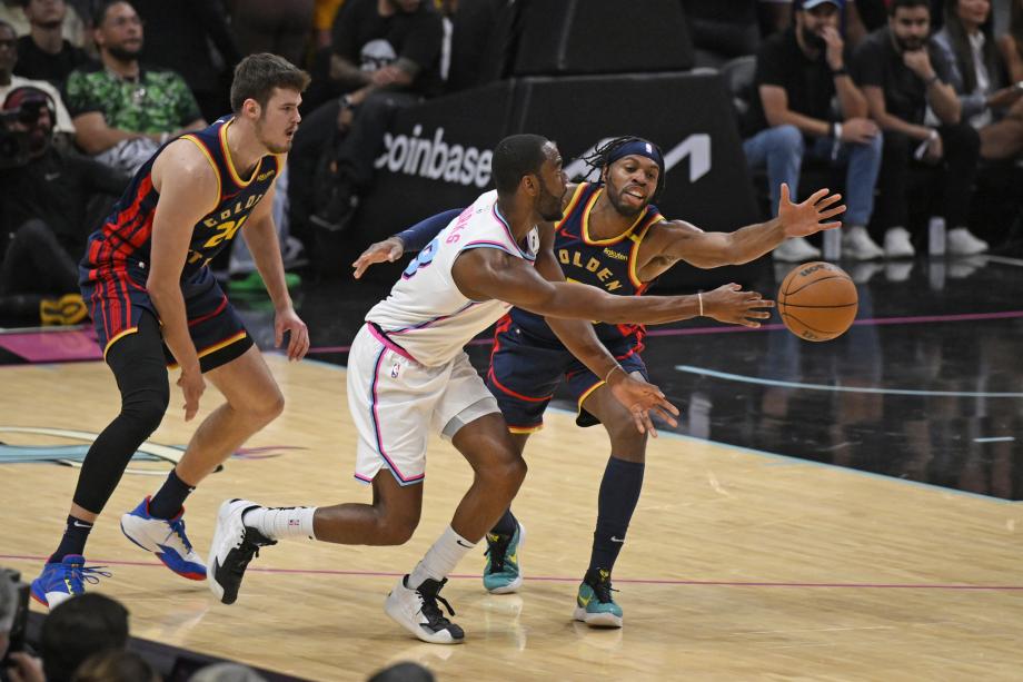 NBA：勇士86-112热火 巴特勒战旧主11分