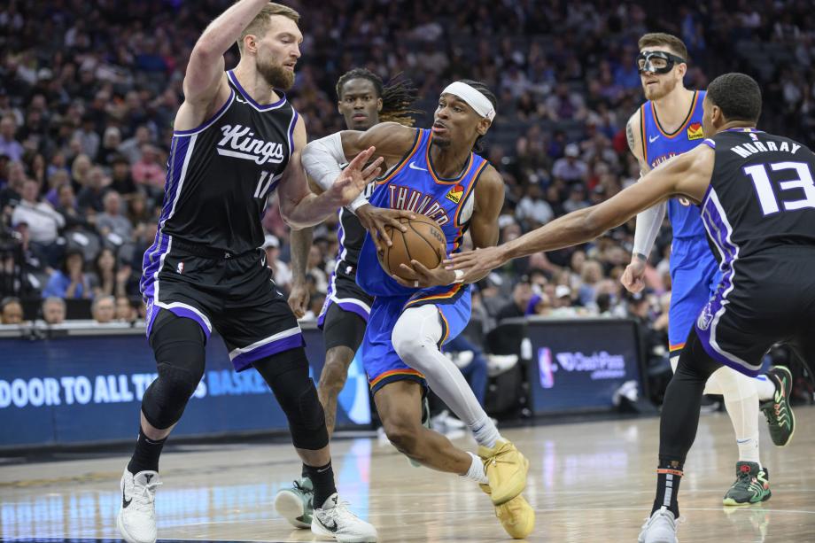 NBA：雷霆121-105国王 亚历山大32分7板5助