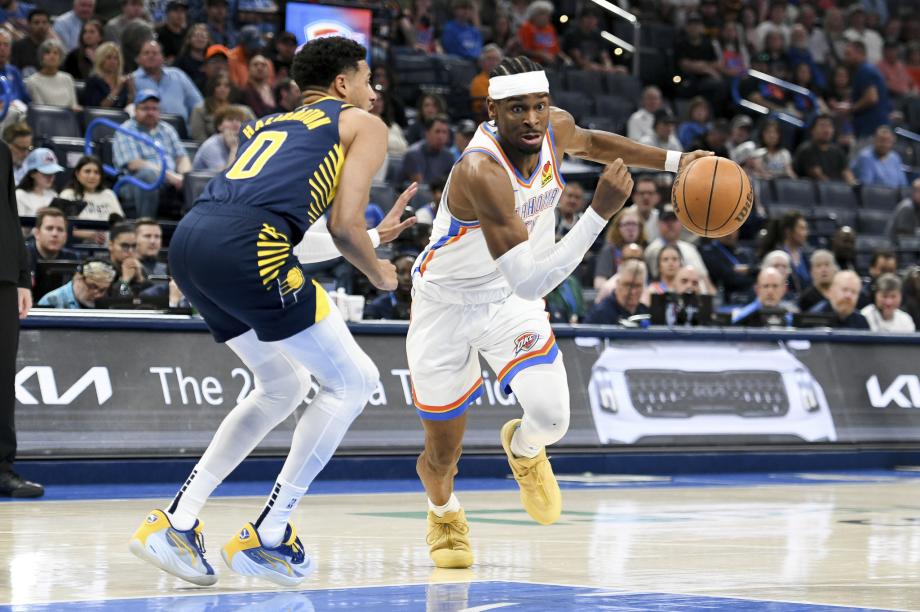 亚历山大33+7+8 雷霆大胜步行者豪取9连胜