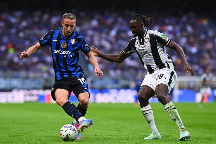 意甲：国米2-1乌迪内斯 阿瑙+弗拉泰西破门