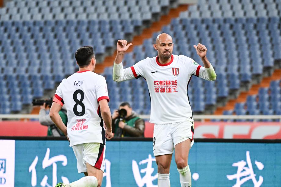 中超-罗慕洛破门费利佩建功 成都蓉城3-0山东泰山