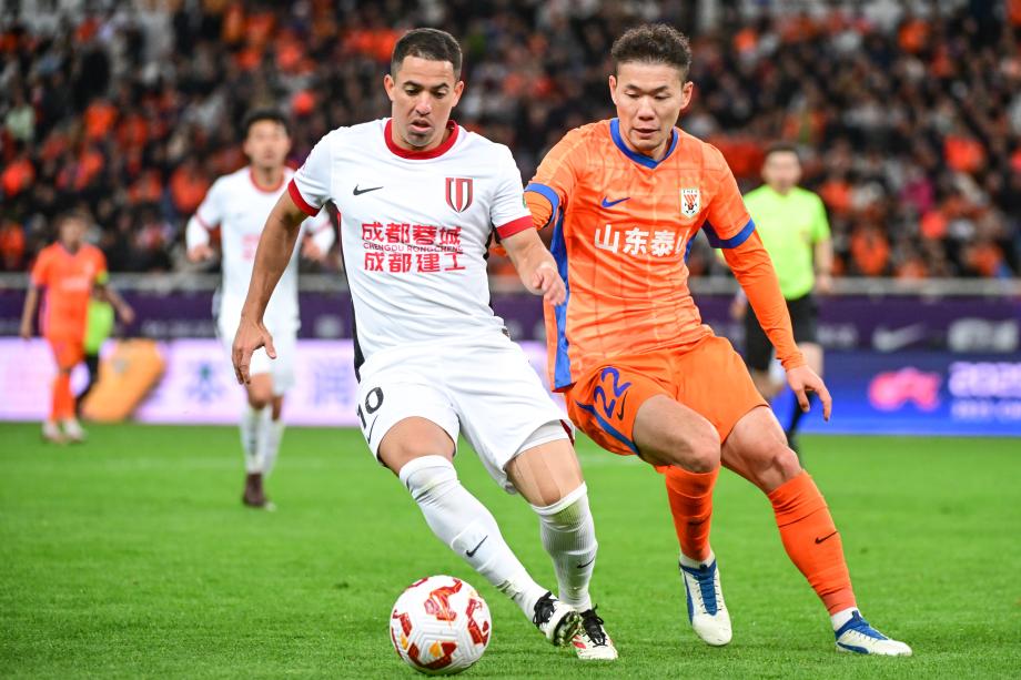 中超-罗慕洛破门费利佩建功 成都蓉城3-0山东泰山