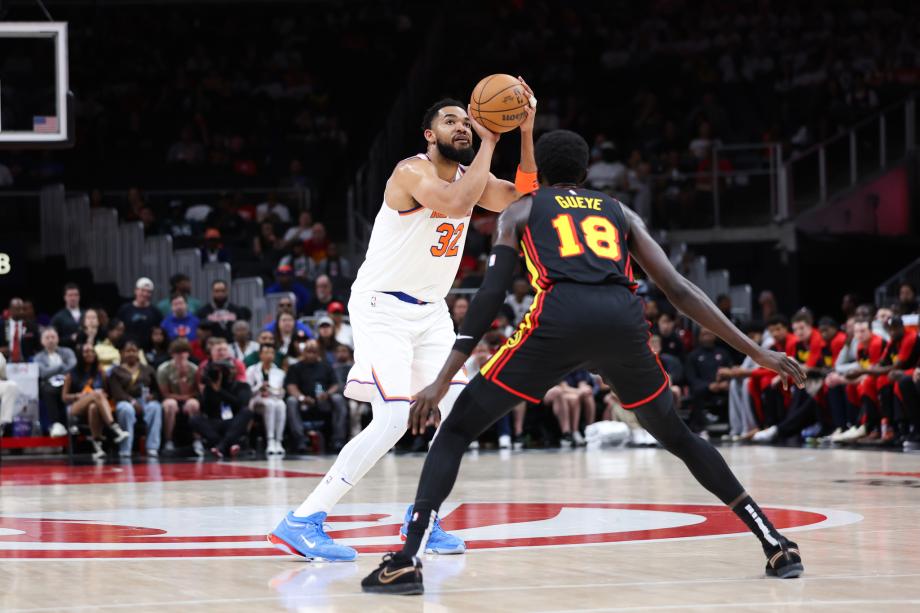 唐斯30+11哈特16+9+11 尼克斯客场轻取老鹰