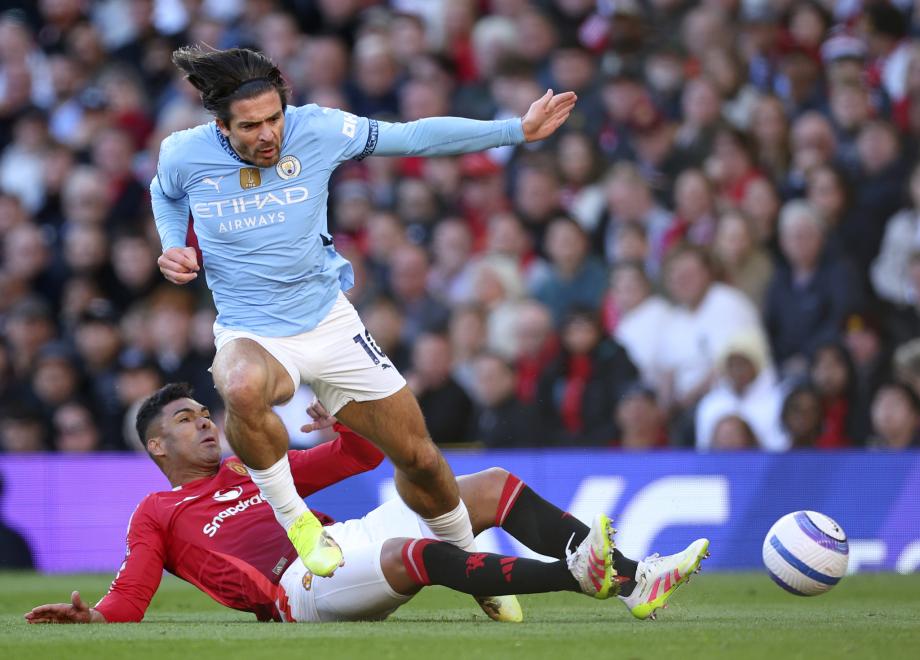 英超-曼市德比双方屡失良机 曼联主场0-0曼城