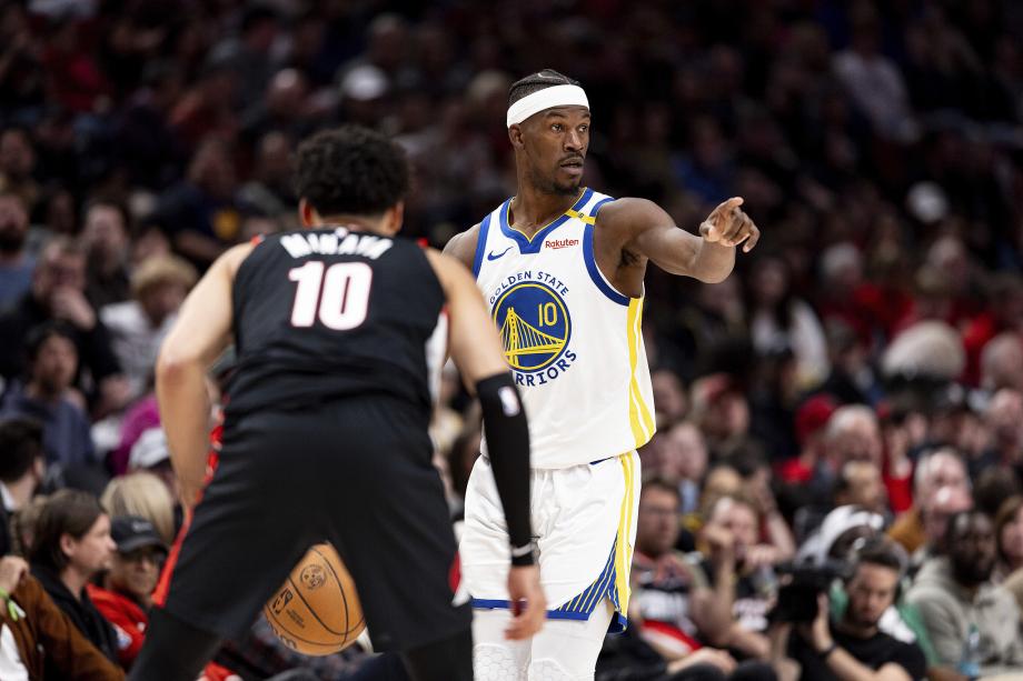 库里14分巴特勒24+7 勇士胜开拓者守住西部前6