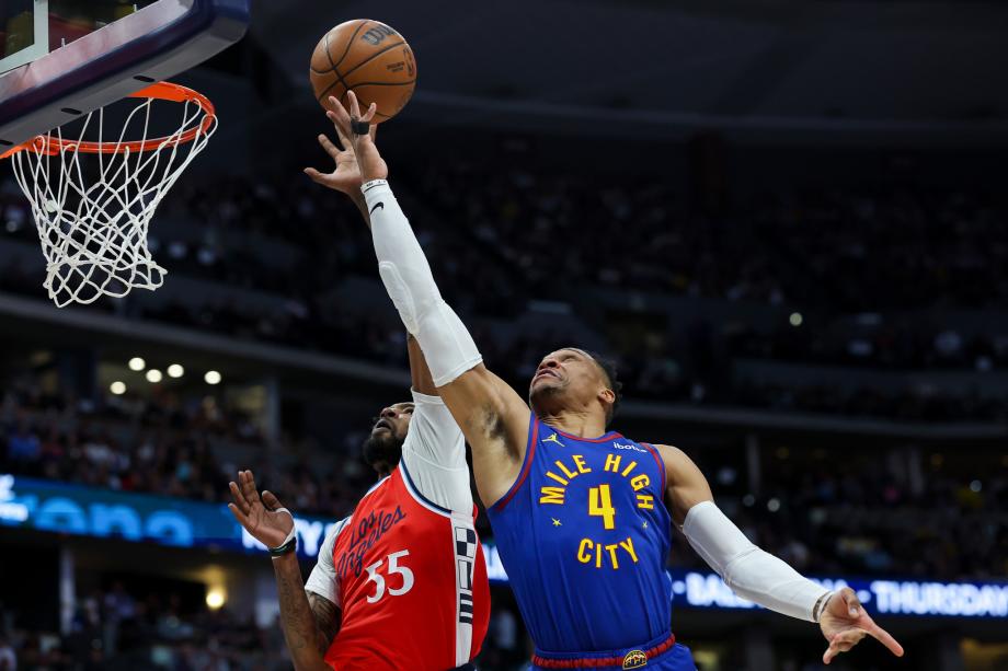 约基奇29分威少加时制胜防守 掘金险胜快船