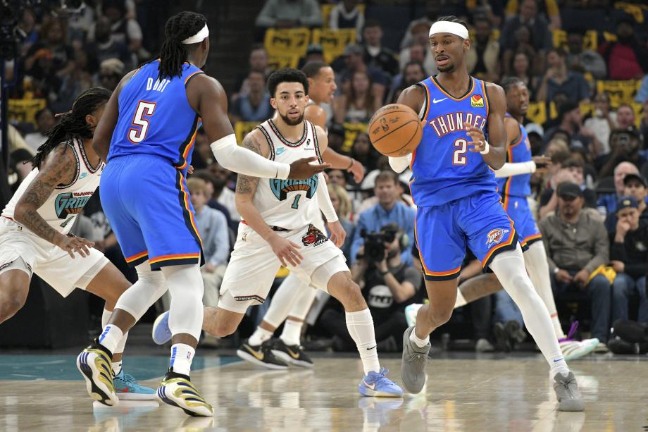 雷霆114-108逆转灰熊 亚历山大31分莫兰特伤退