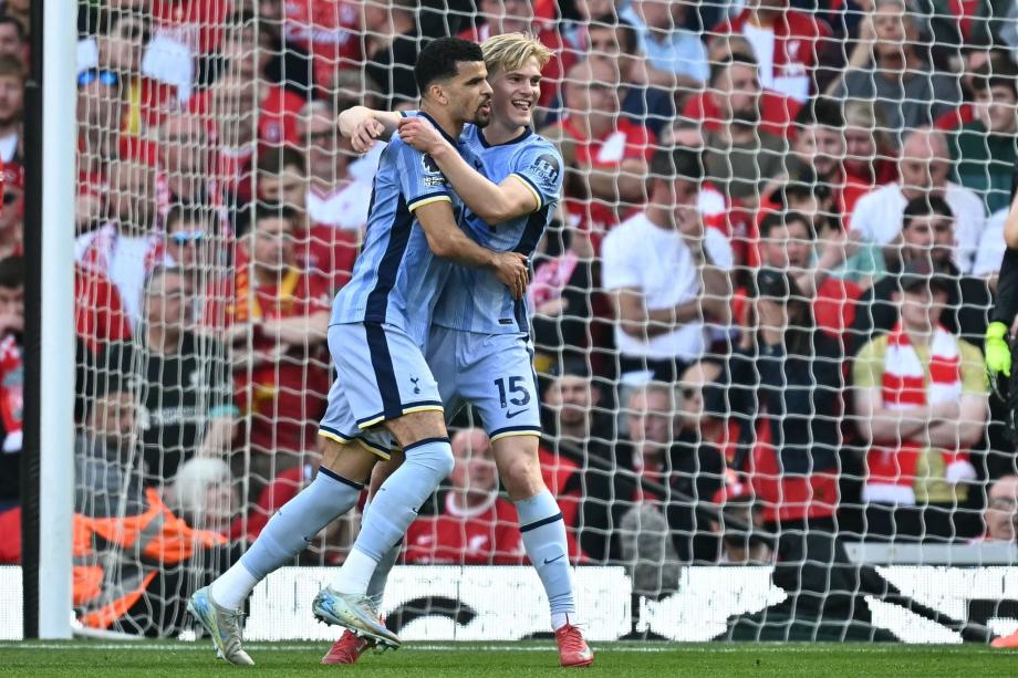 萨拉赫加克波建功 利物浦5-1热刺提前四轮夺冠