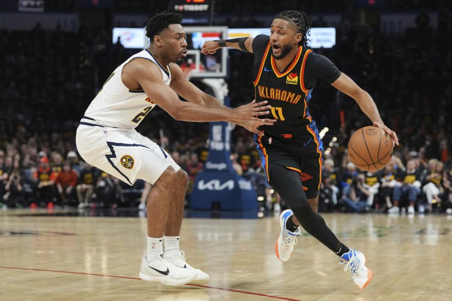 亚历山大34+8约基奇6犯 雷霆狂胜掘金总分1-1