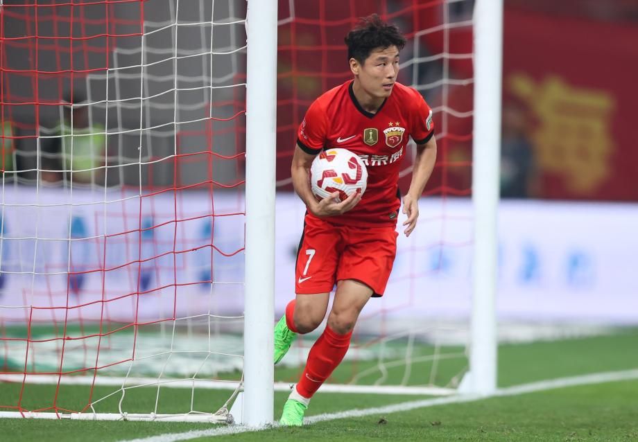 中超-卡扎伊什维利破门武磊赛季首球 海港1-1泰山