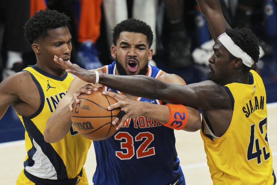 哈利伯顿三双布伦森31分 步行者胜尼克斯拿赛点