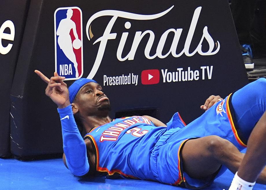 亚历山大34分 雷霆轻取步行者扳平总决赛总比分