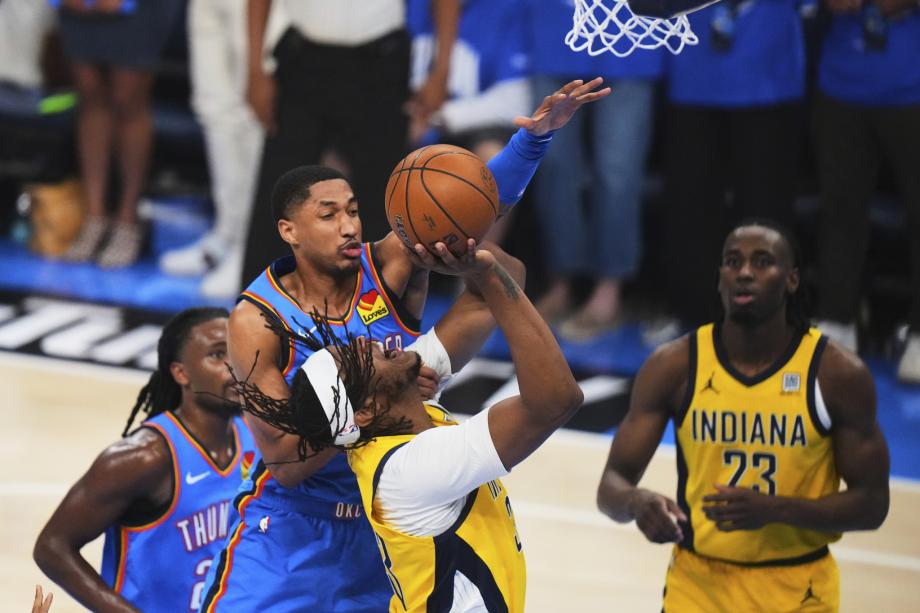 雷霆抢七大战力克步行者 获得本赛季NBA总冠军