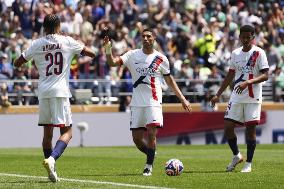 世俱杯-阿什拉夫建功 巴黎2-0西雅图晋级16强