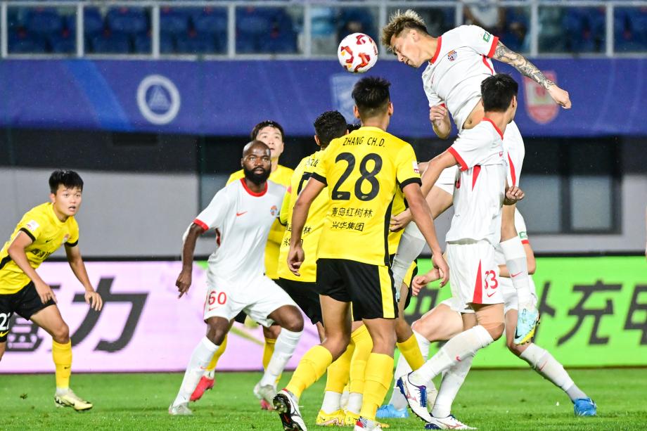 戴维森制胜 青岛西海岸1-0青岛海牛近七轮首胜