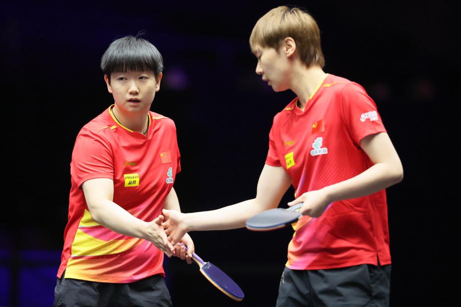[图]孙颖莎/王曼昱3-2晋级WTT美国大满贯女双决赛