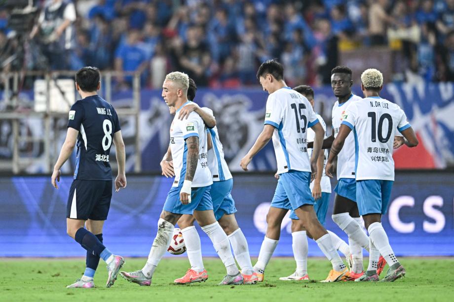 图多列破门段刘愚进球 武汉三镇平青岛西海岸