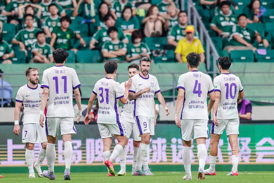 基莱斯两球法比奥进球 国安主场战平津门虎