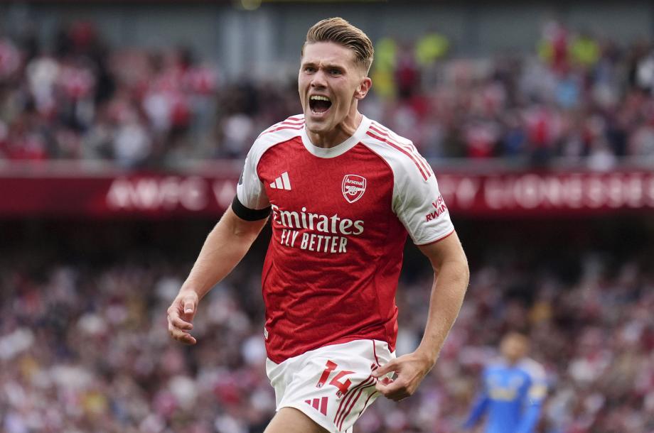 英超-萨卡破门哲凯赖什双响 阿森纳5-0大胜利兹联