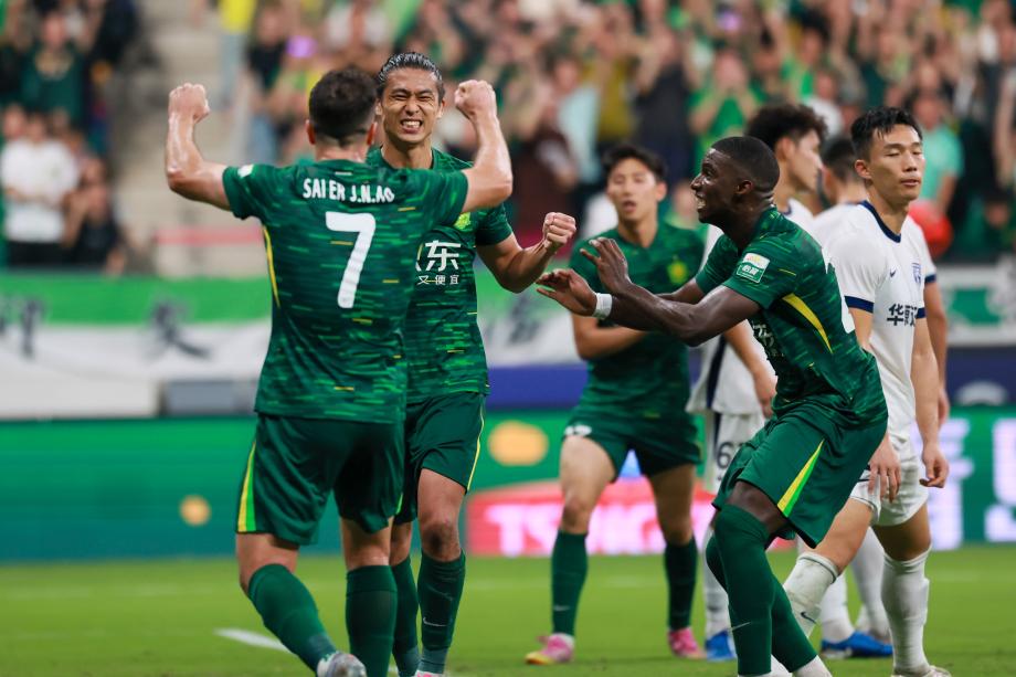 林良铭传射张玉宁破门 北京国安4-0武汉三镇