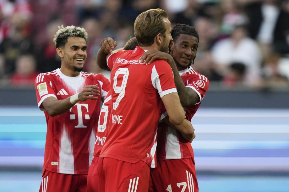 凯恩两助攻迪亚斯破门 拜仁3-2胜奥格斯堡