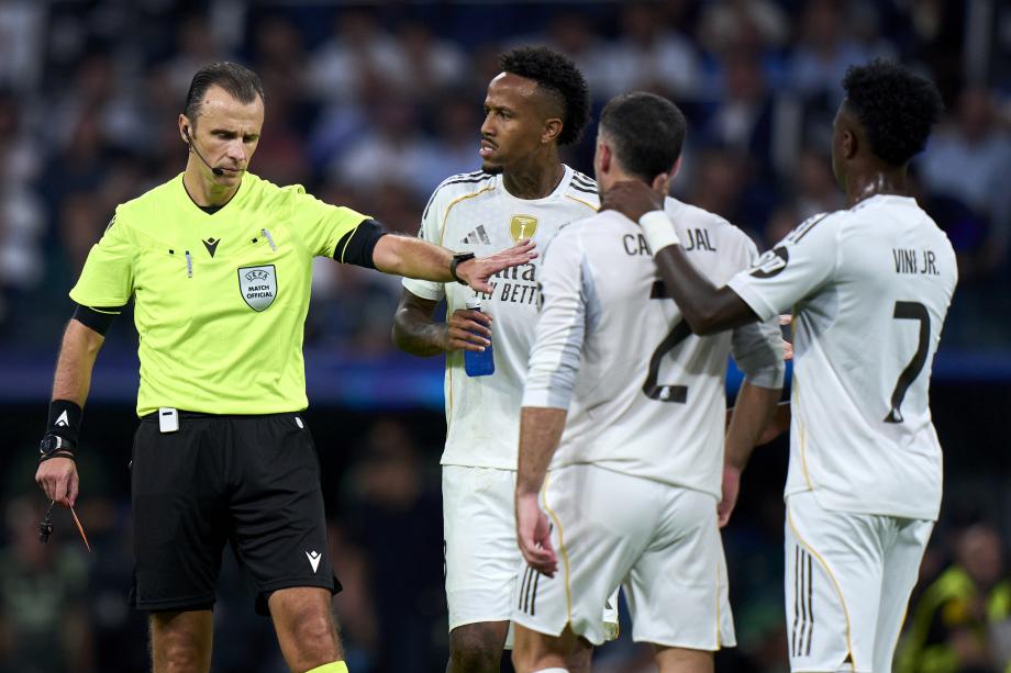 欧冠-姆巴佩双响卡瓦哈尔红牌 皇马2-1逆转马赛