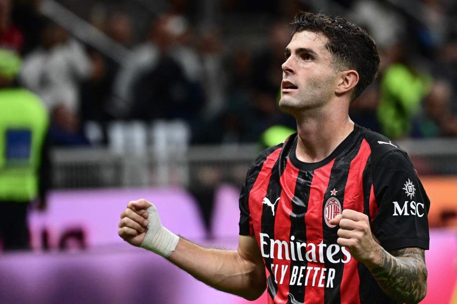 普利西奇传射埃斯图皮尼安送点 米兰2-1那不勒斯