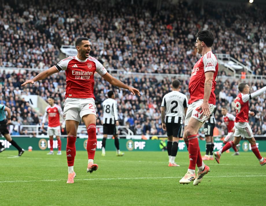 英超-梅里诺建功加布96分钟绝杀 阿森纳2-1纽卡