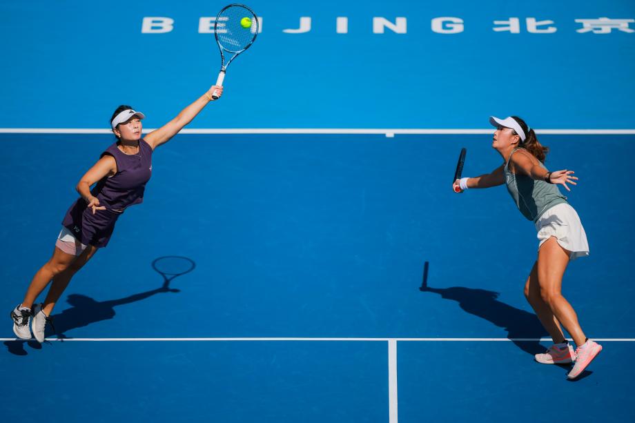 [图]徐一璠/杨钊煊组合遭逆转 无缘中网女双八强体育录像/图片