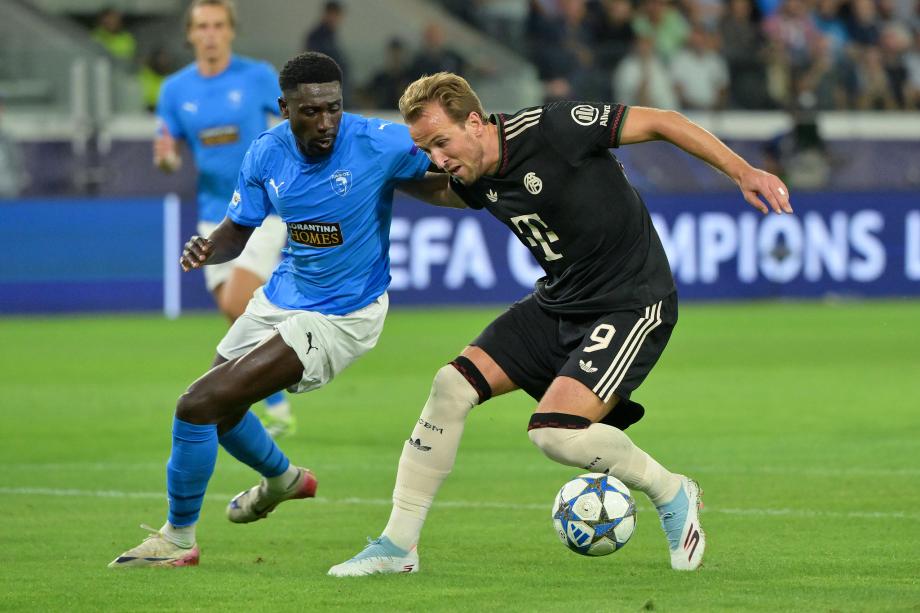 凯恩双响奥利塞杰克逊传射 拜仁5-1取欧冠两连胜