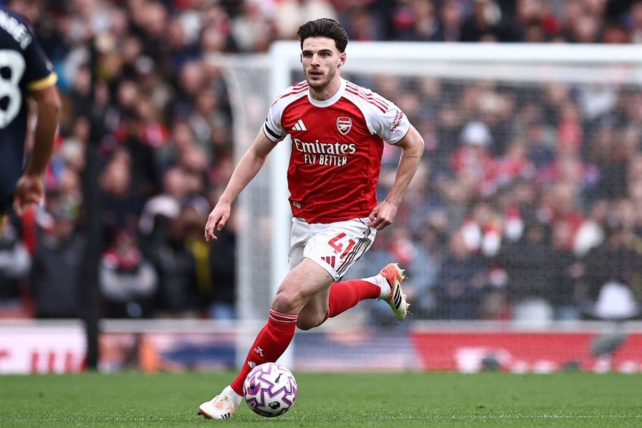 英超-赖斯破门萨卡点射 阿森纳2-0西汉姆