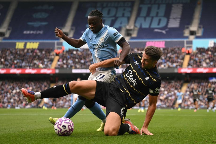 哈兰德梅开二度萨维尼奥献助攻 曼城胜埃弗顿