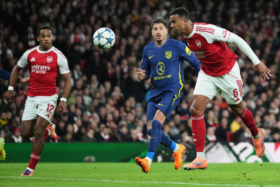 欧冠-约克雷斯双响加布破门 阿森纳4-0横扫马竞