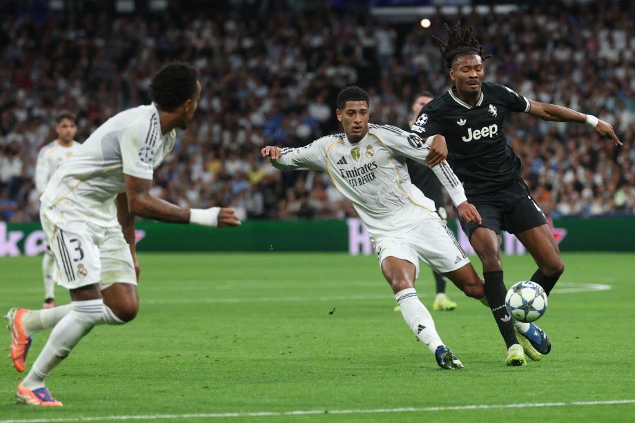 欧冠-贝林制胜弗拉霍维奇失单刀 皇马1-0尤文