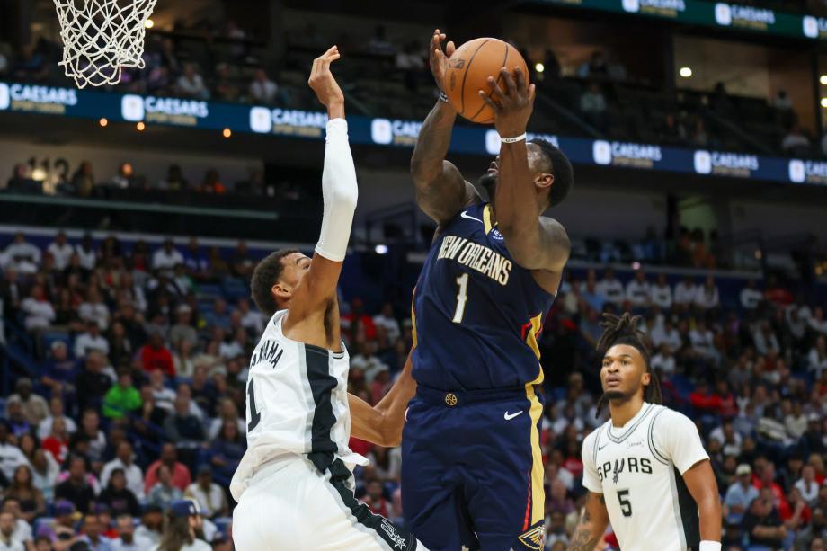 文班亚马29+11+9锡安27+10 马刺加时险胜鹈鹕