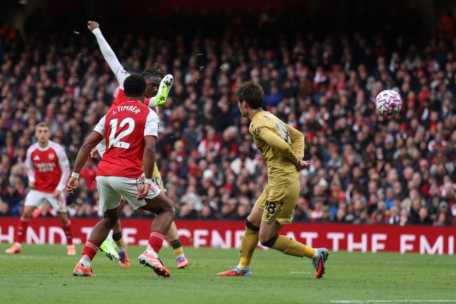 英超-卡拉菲奥里险送礼埃泽破门 阿森纳1-0水晶宫