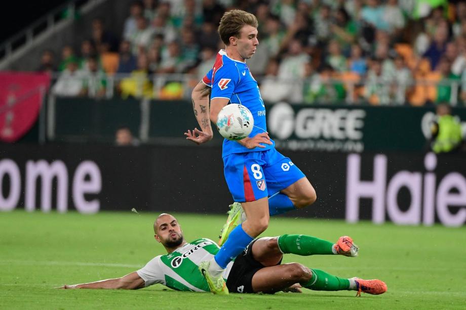 西甲-小西蒙尼世界波巴埃纳处子球 马竞2-0贝蒂斯