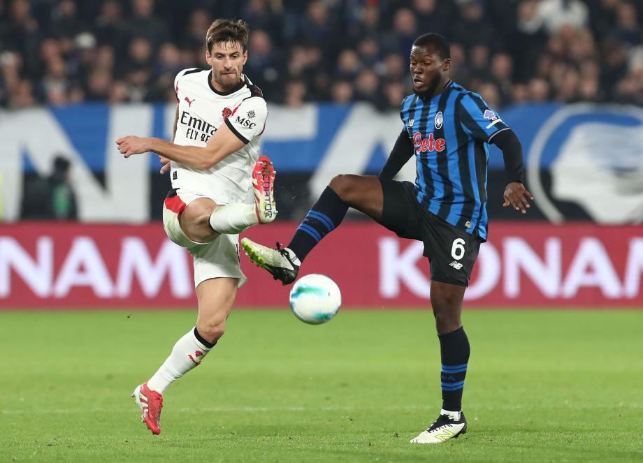 意甲-卢克曼破门莱奥半场伤退 米兰1-1亚特兰大