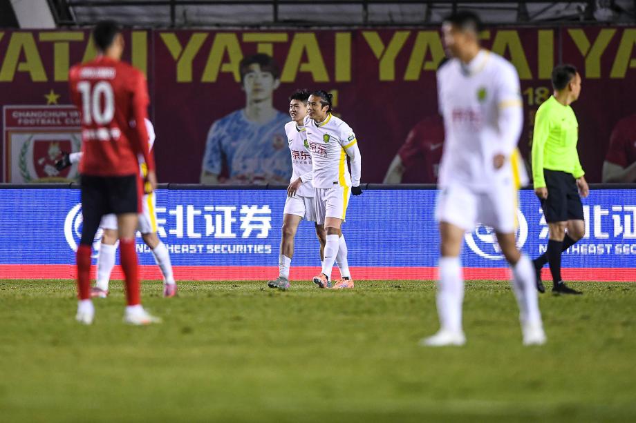 法比奥梅开二度 北京国安客场完胜长春亚泰