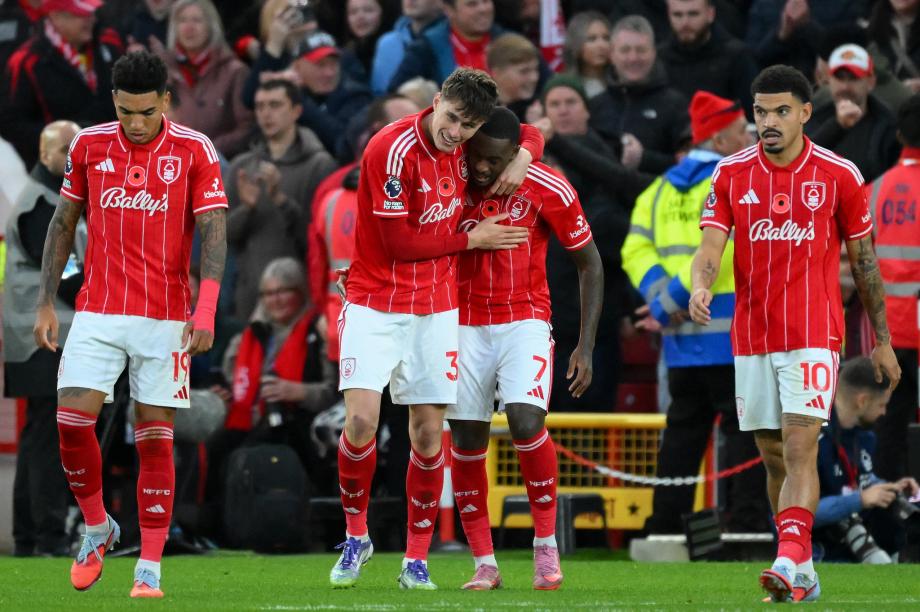 阿玛德世界波胖虎破门 曼联2-2诺丁汉森林