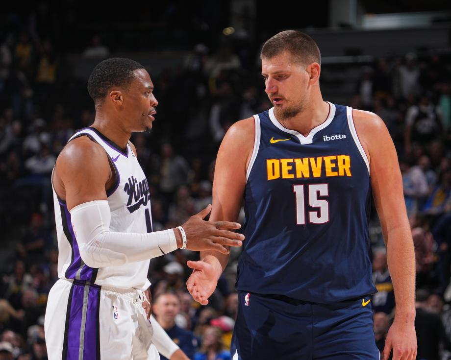 约基奇34+7+14威少26+12+6 掘金力克国王