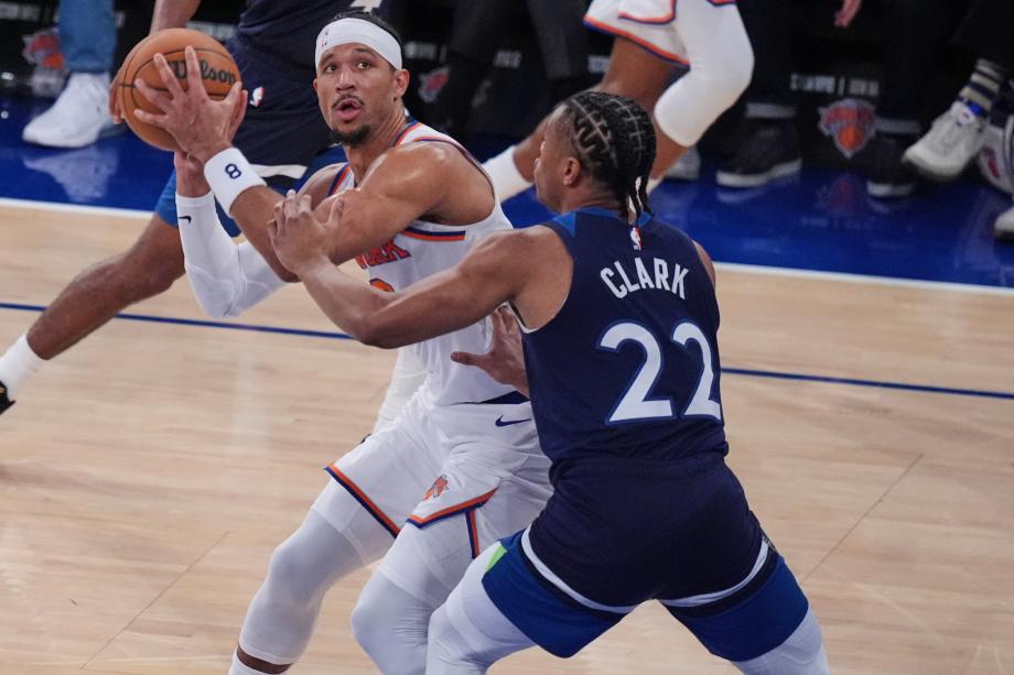 布伦森23+7+10唐斯15+10 尼克斯大胜森林狼