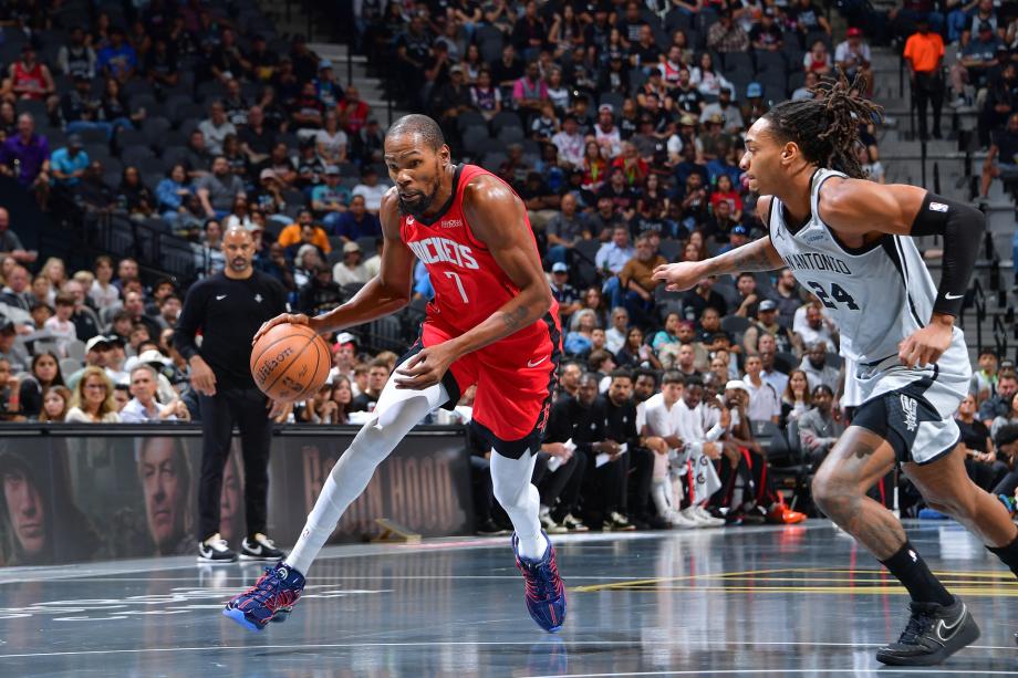 杜兰特24分8失误 马刺3人20+终结火箭5连胜