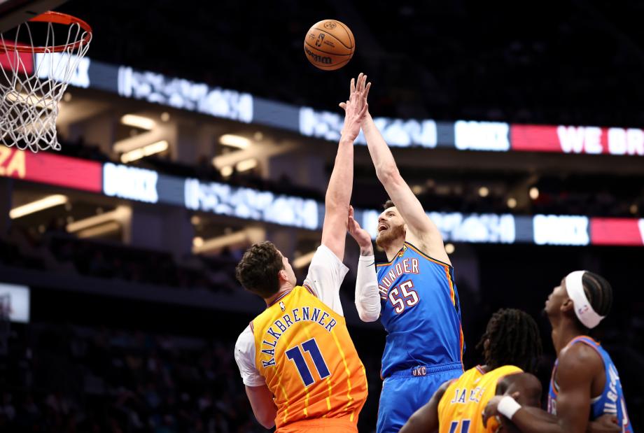 亚历山大33+7切特25+8 雷霆轻取黄蜂取5连胜