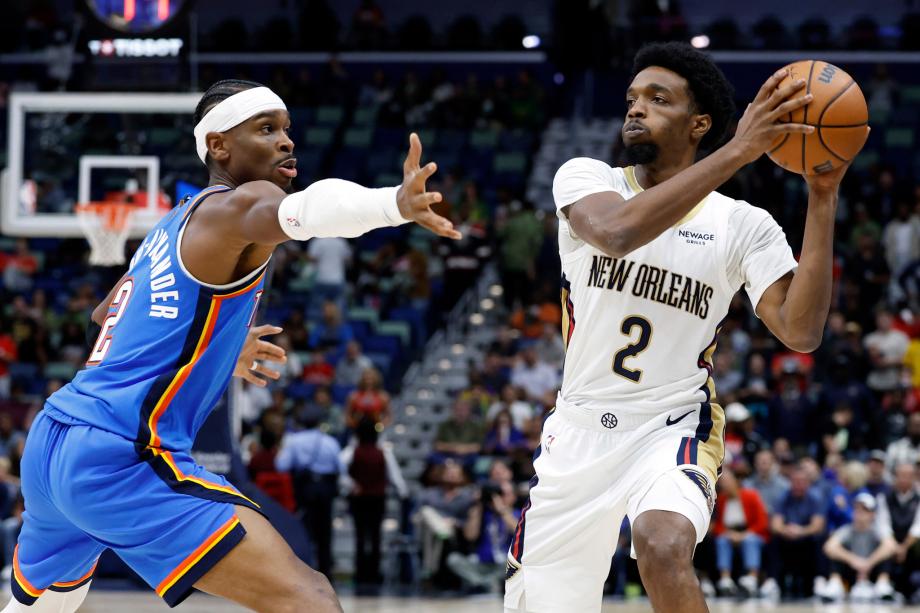 亚历山大23+8霍姆格伦26+9 雷霆擒鹈鹕迎6连胜